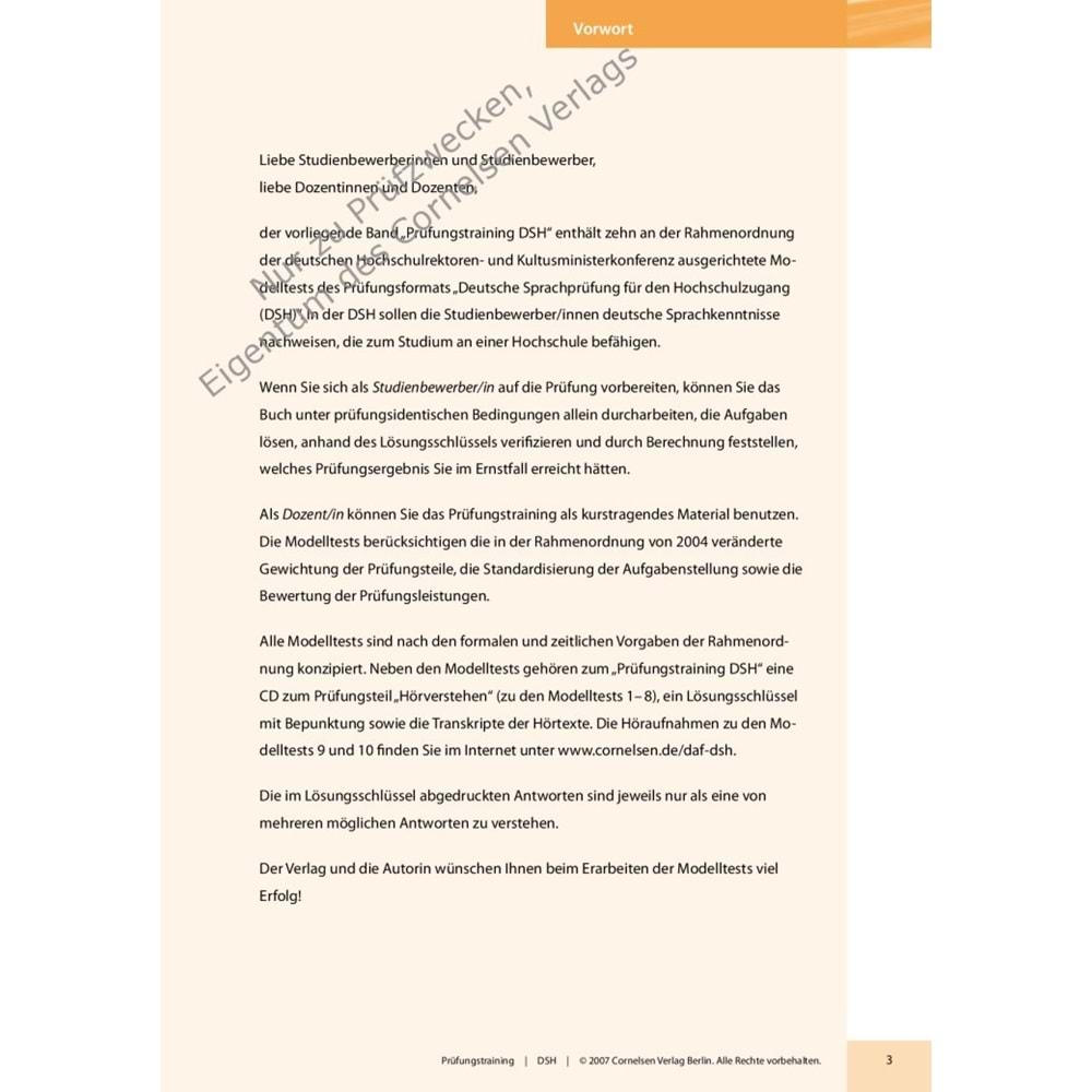 Prüfungstraining B2/C1 Deutsche Sprachprüfung für den Hochschulzugang