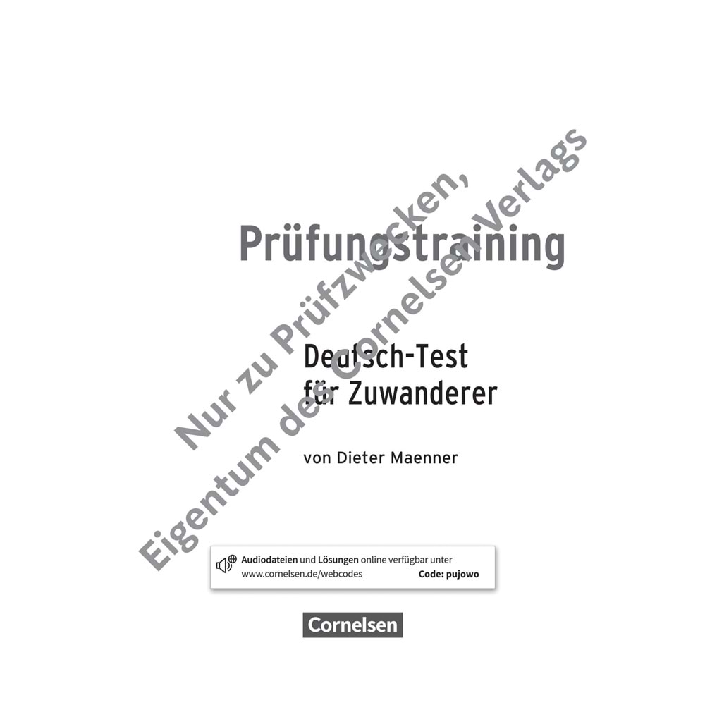 Prüfungstraining A2/B1 Deutsch-Test für Zuwanderer