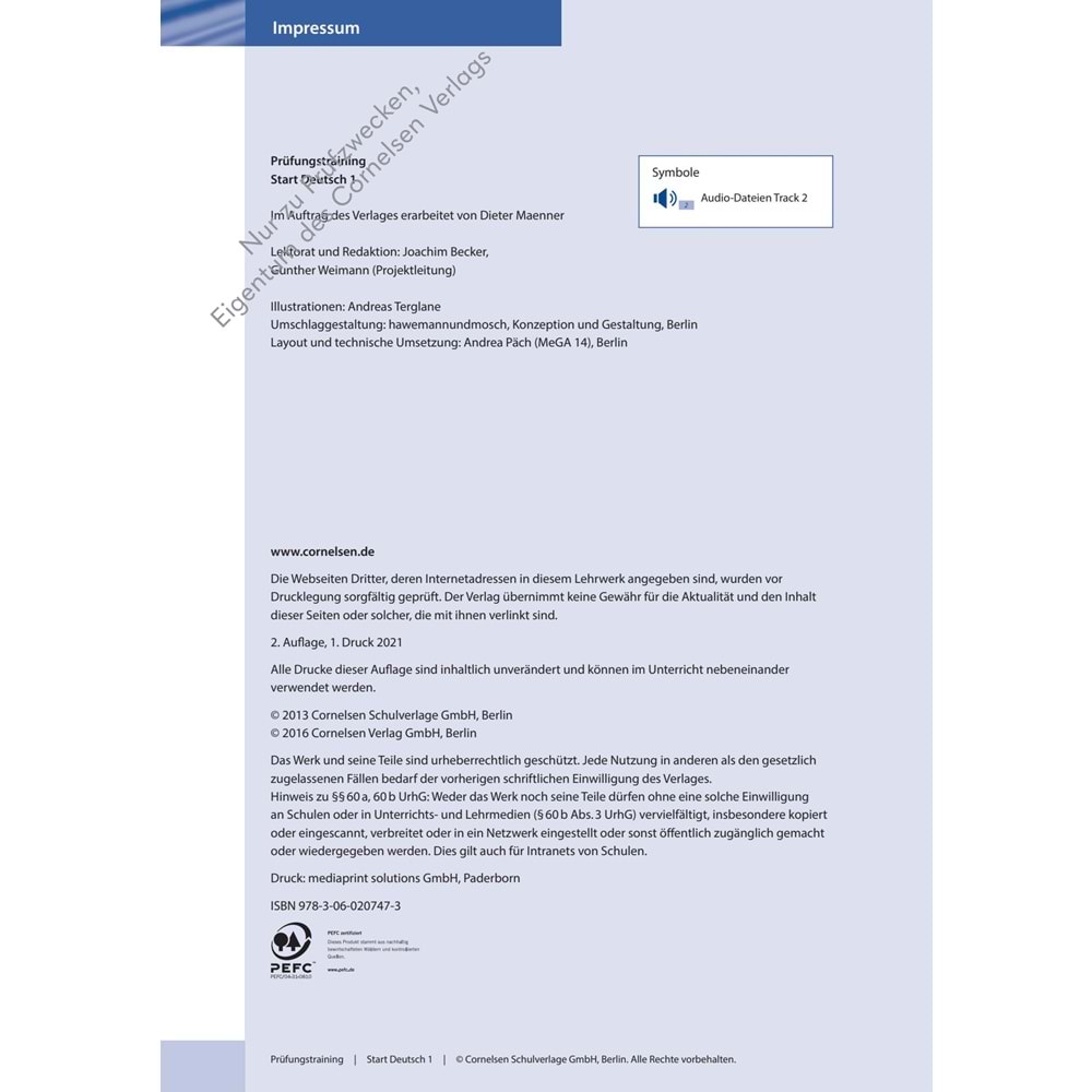 Prüfungstraining A1 Start Deutsch 1 Mit Lösungen und Audios online