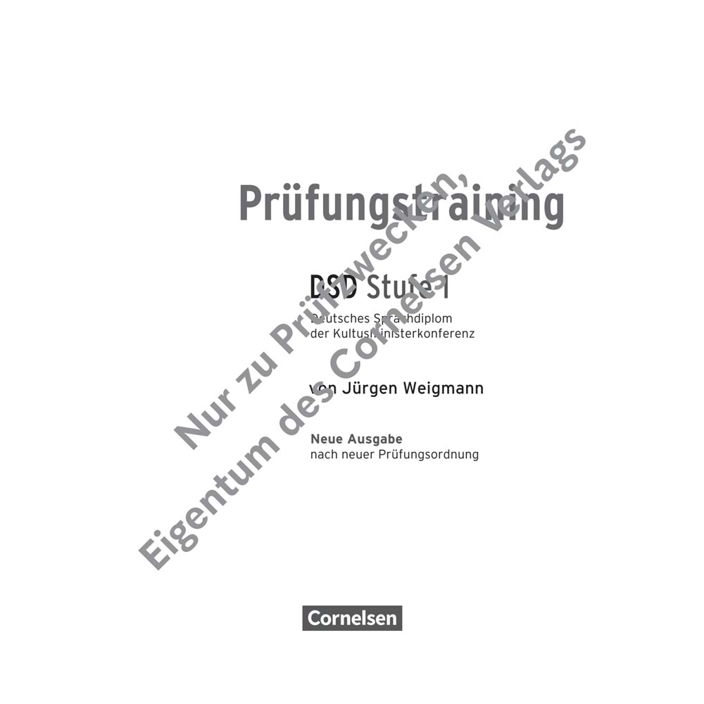 Prüfungstraining A2/B1 DSD 1