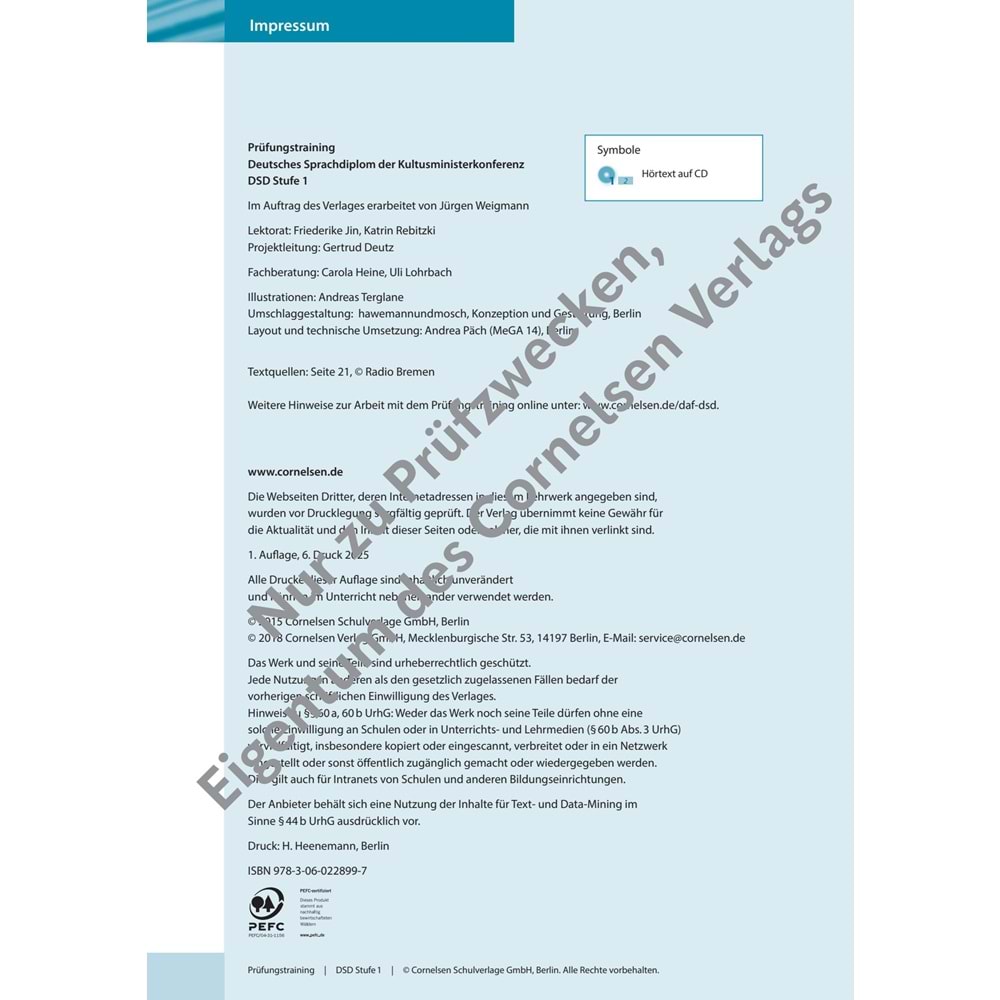 Prüfungstraining A2/B1 DSD 1