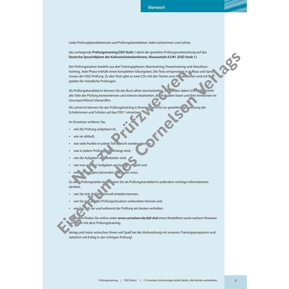 Prüfungstraining A2/B1 DSD 1