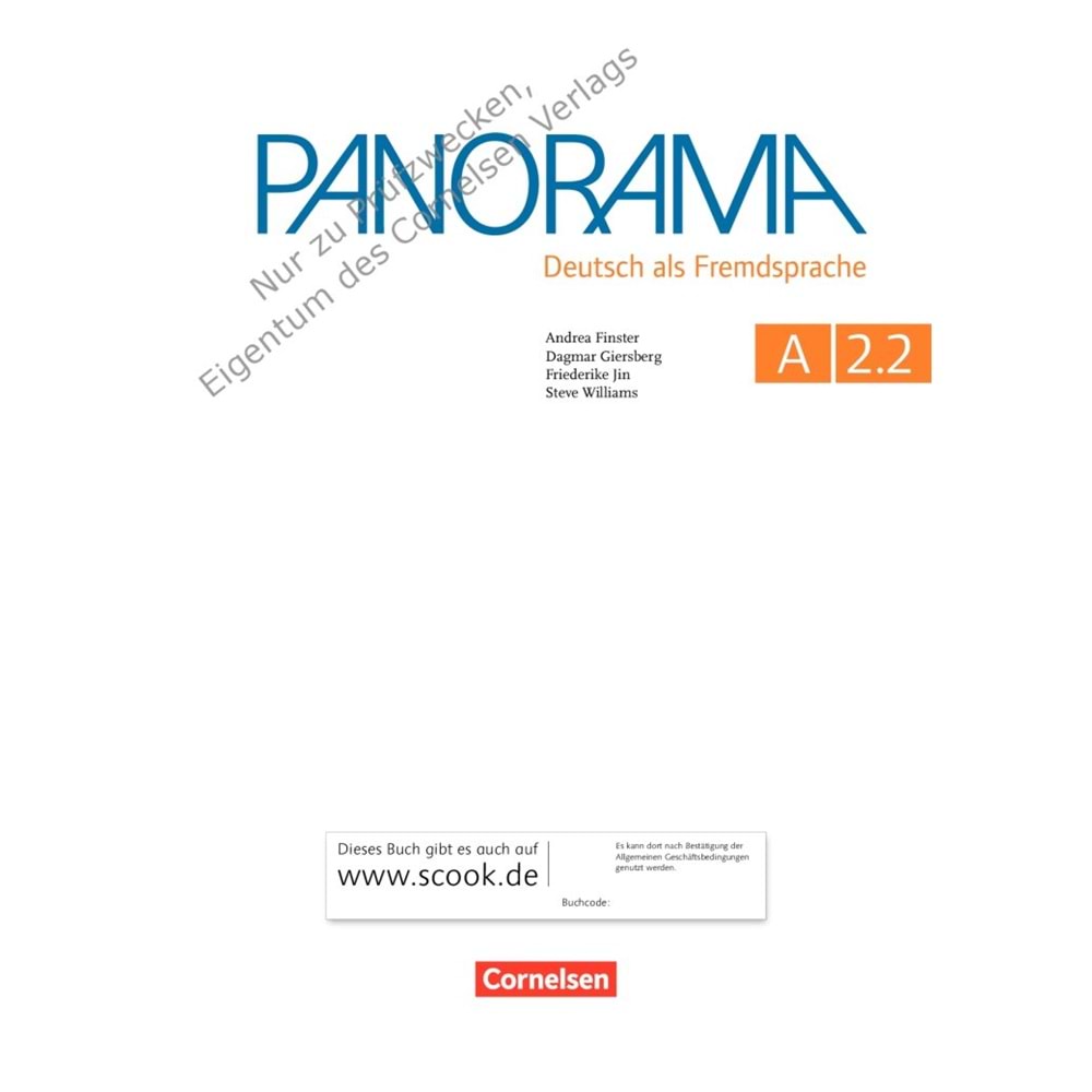 Panorama A2.2 Kursbuch Teilband 2