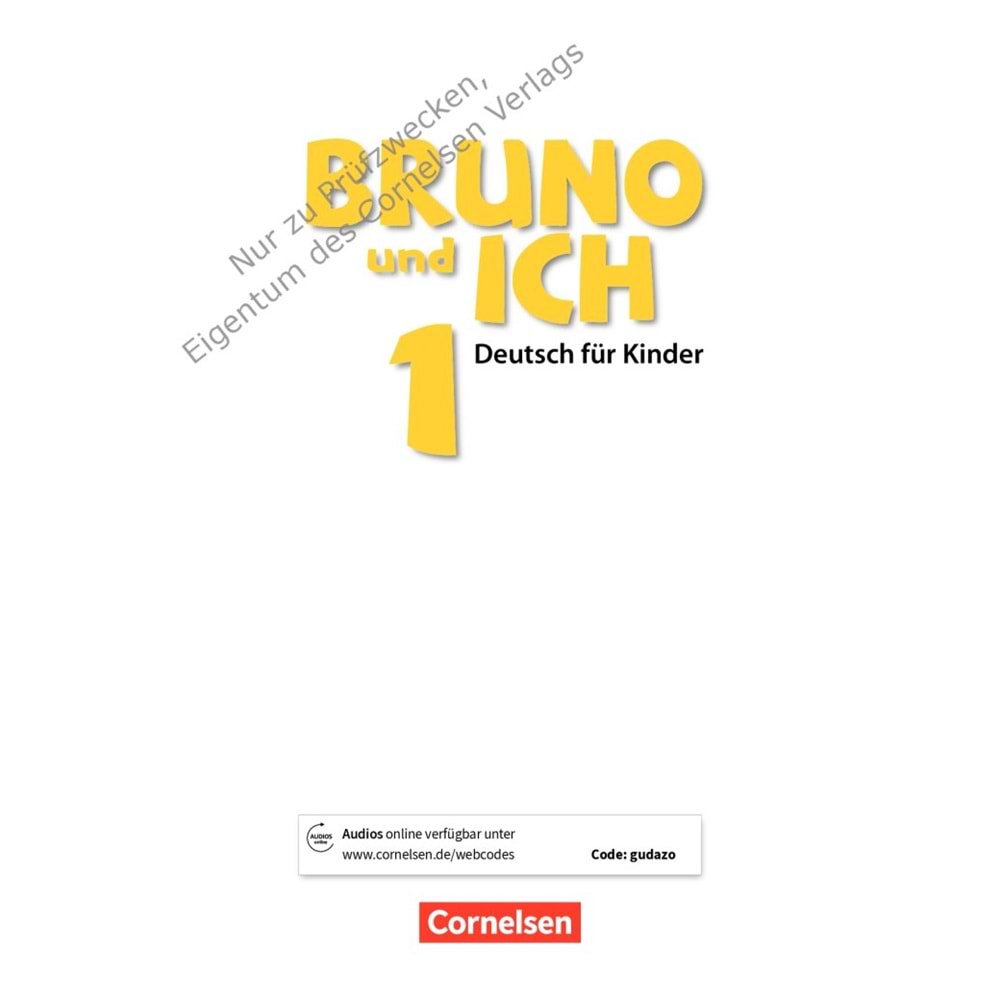 Bruno Und Ich 1 Schülerbuch