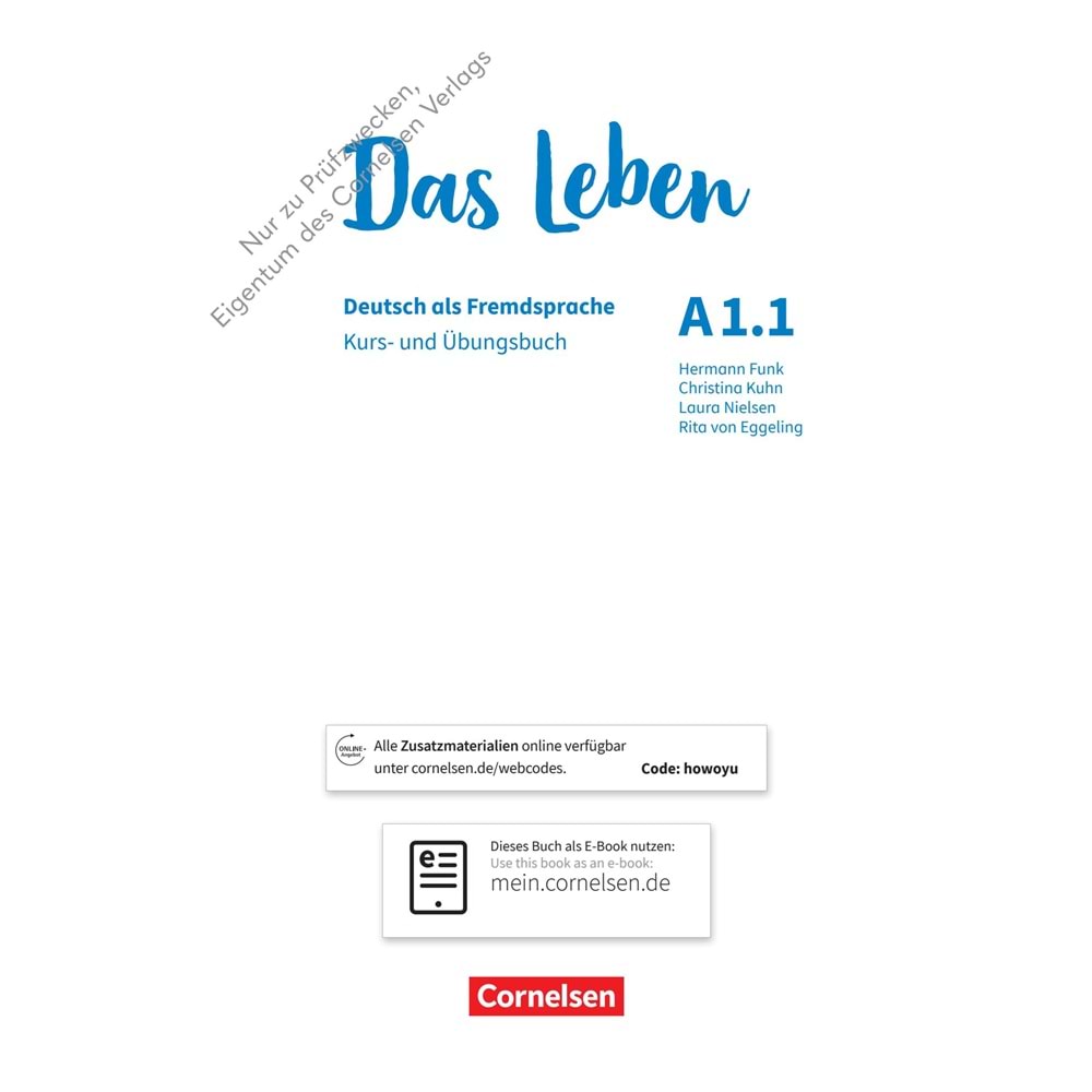 Das Leben A1.1 Kurs und Übungsbuch
