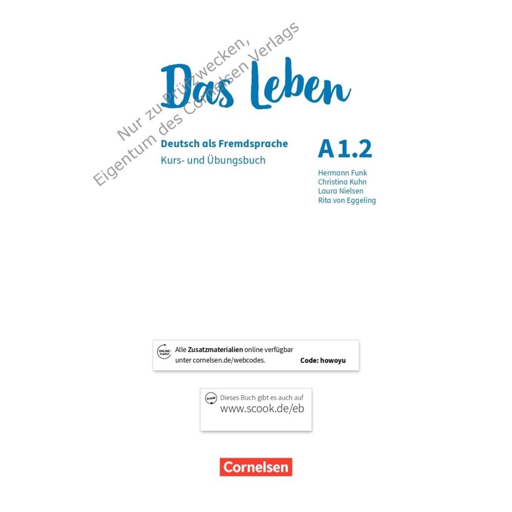 Das Leben A1.2 Kurs und Übungsbuch