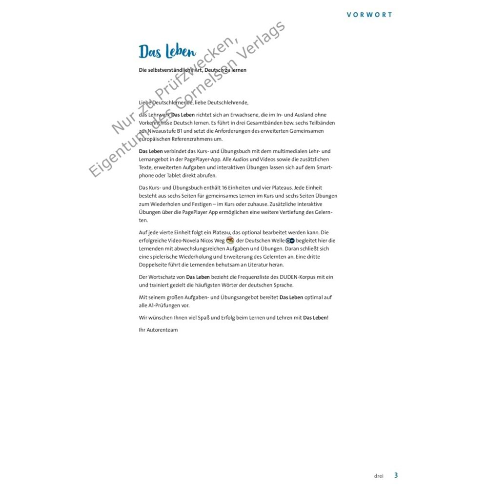 Das Leben A1.2 Kurs und Übungsbuch