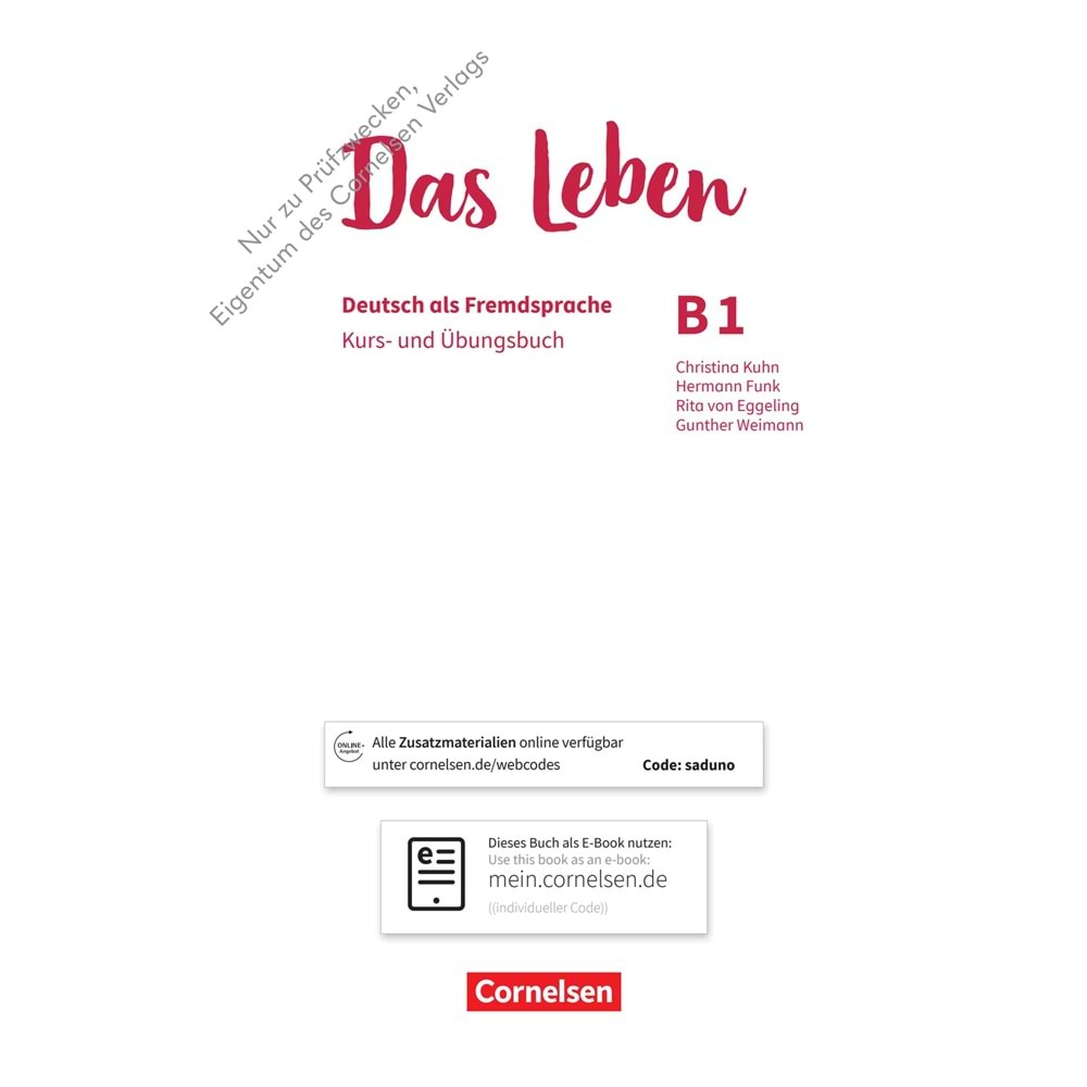 Das Leben B1 Kurs und Übungsbuch