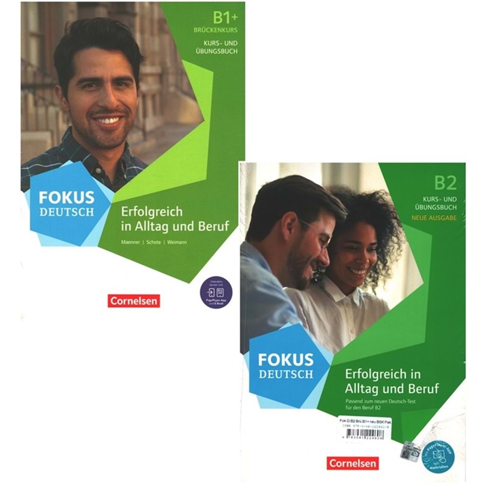 Fokus Deutsch B1+/B2 Kurs und Übungsbuch im Paket