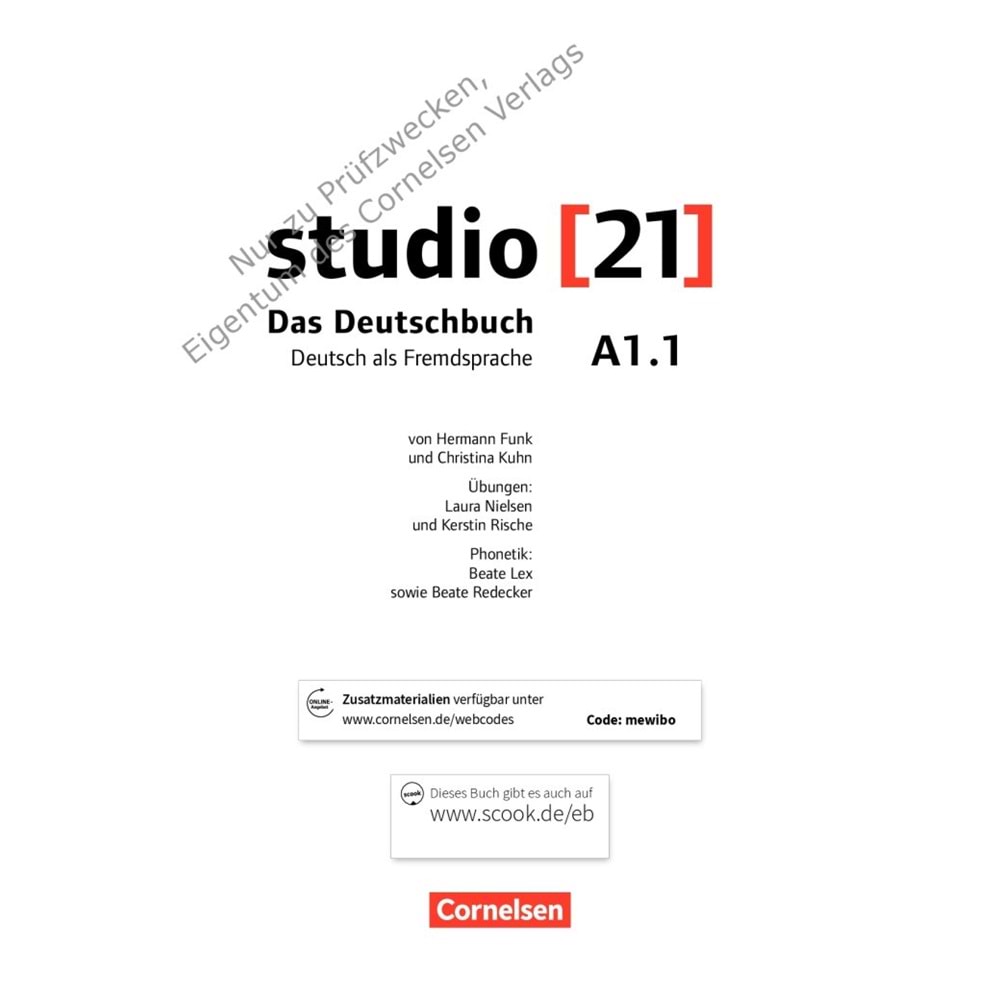 Studio 21 A1.1 Teilband Kurs Und Übungsbuch Mit DVD