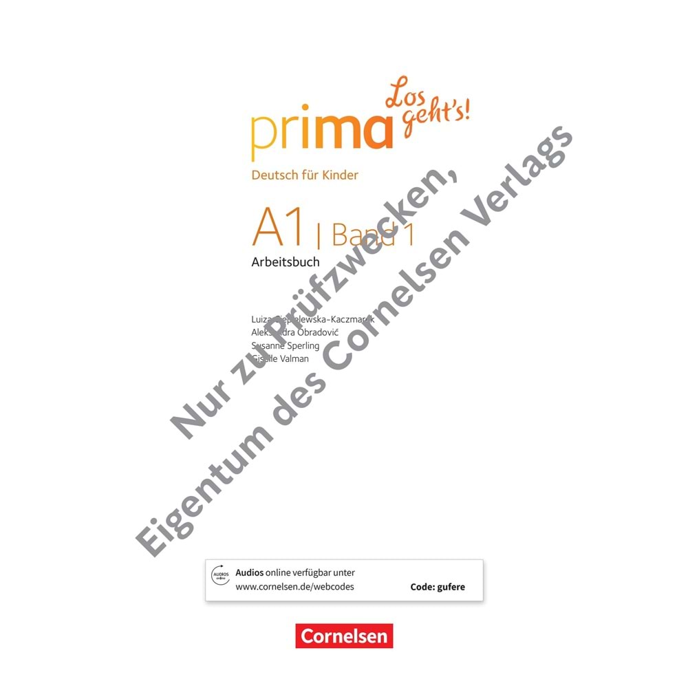 Prima Los Geht's 1 Arbeitsbuch Mit CD