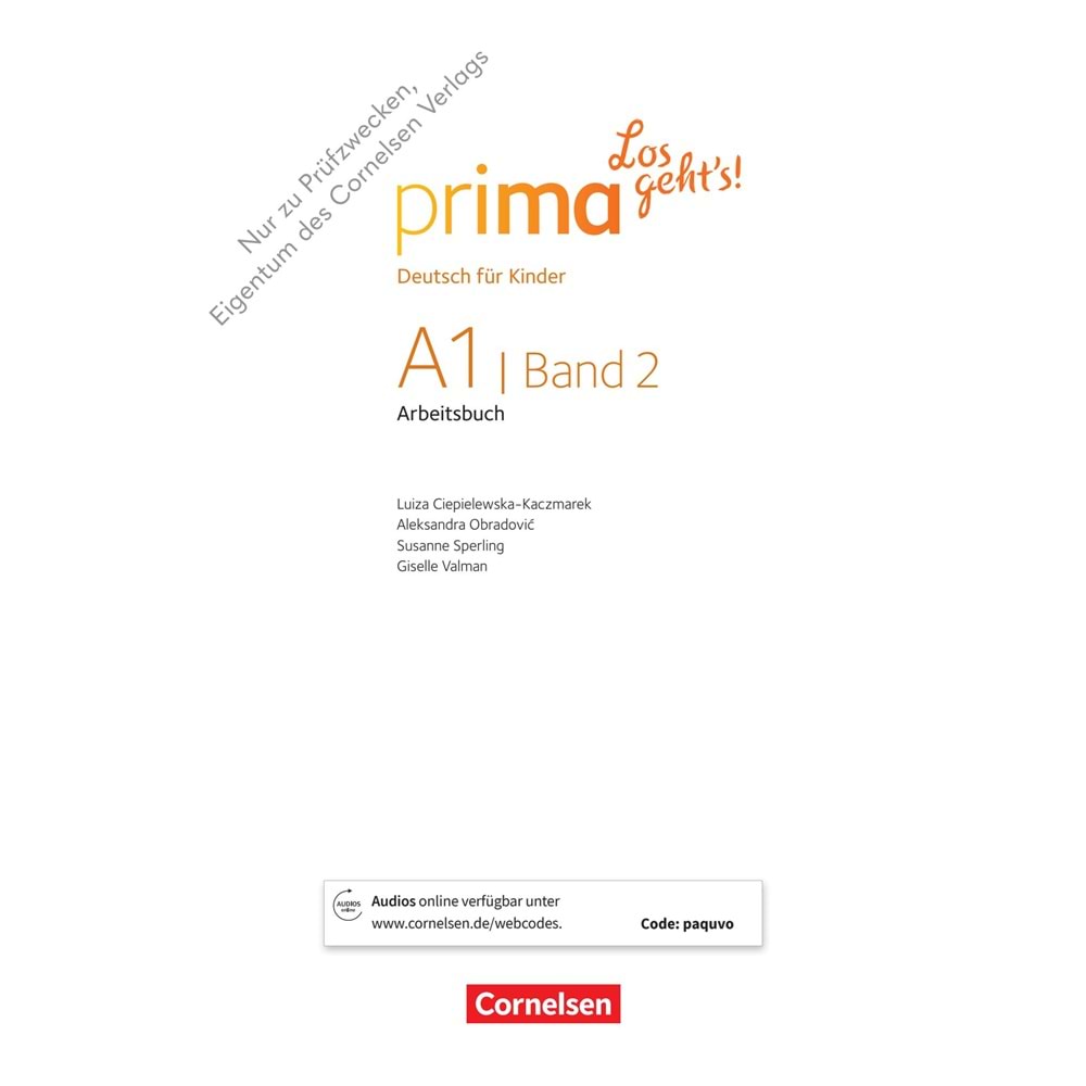 Prima Los Geht's 2 Arbeitsbuch Mid CD