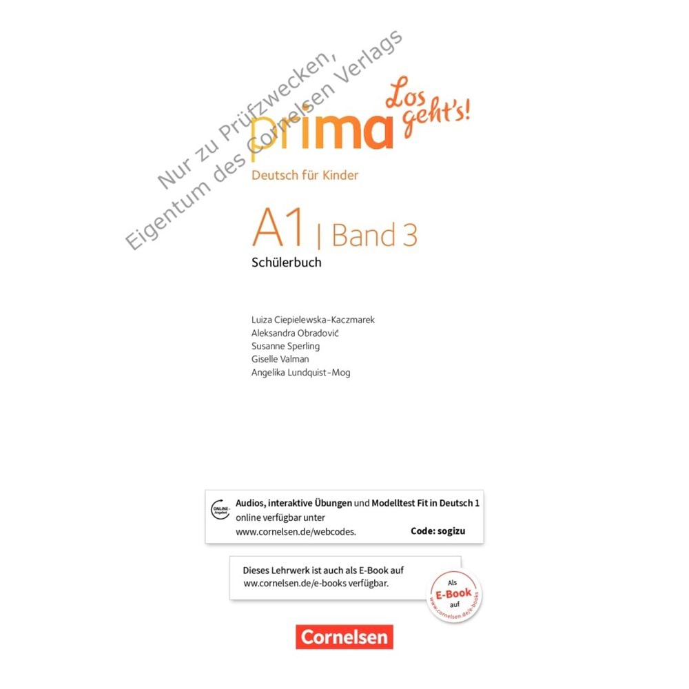 Prima Los Geht's 3 Schülerbuch Online Audio