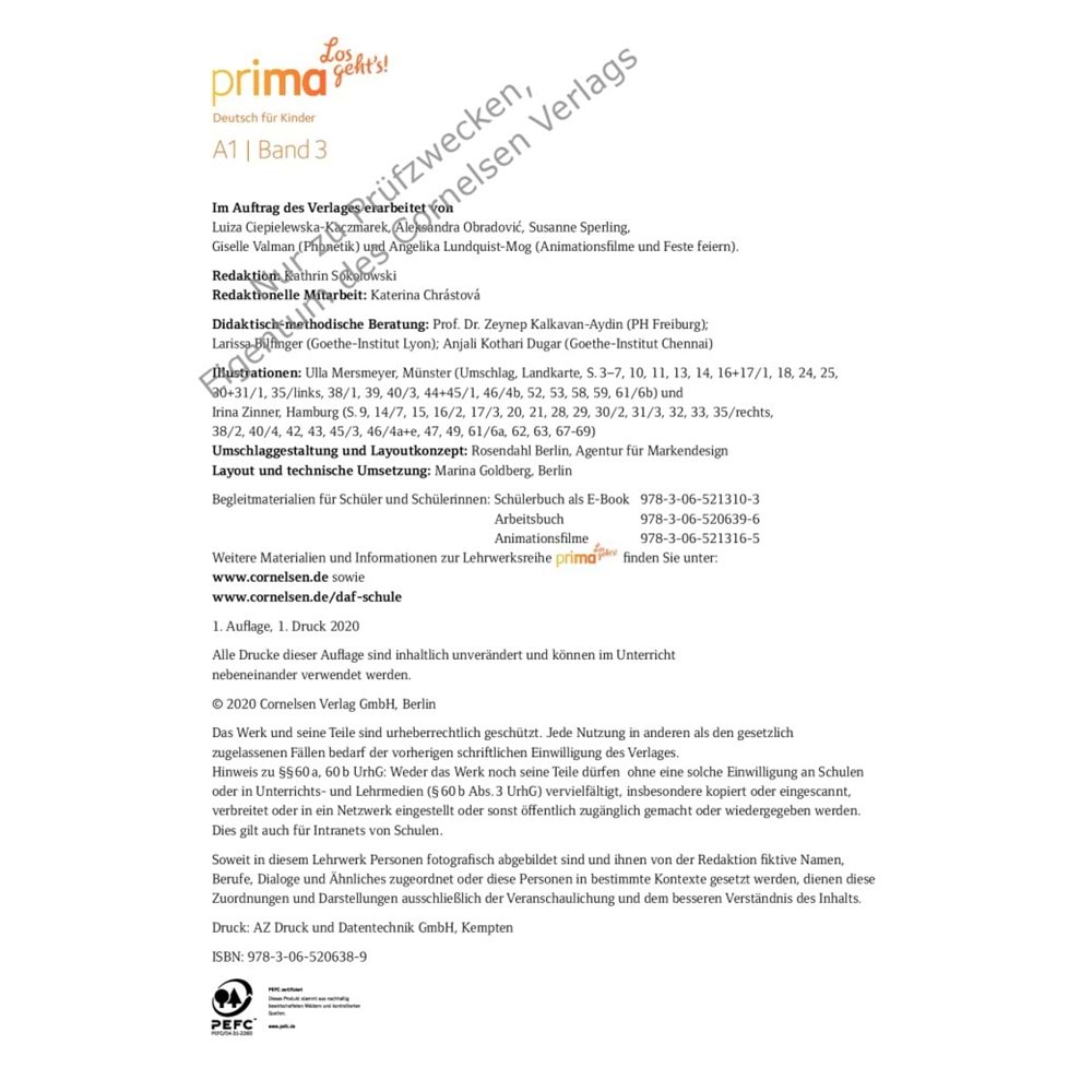 Prima Los Geht's 3 Schülerbuch Online Audio