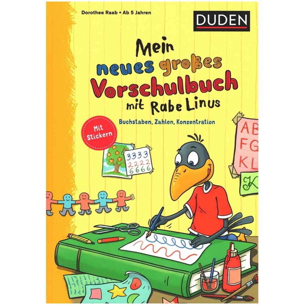 Mein neues großes Vorschulbuch mit Rabe Linus