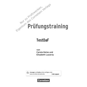 Prüfungstraining TestDaf B2/C1