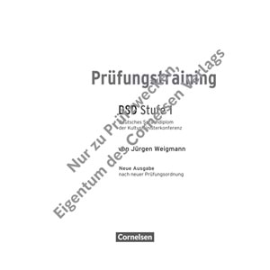 Prüfungstraining A2/B1 DSD 1