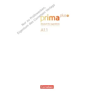 Prima Plus A1.1 Schülerbuch