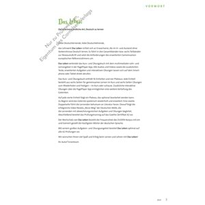 Das Leben A2 Kurs und Übungsbuch