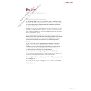 Das Leben B1 Kurs und Übungsbuch
