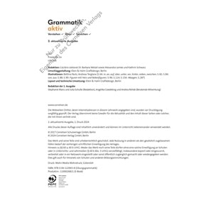 Grammatik aktiv B2/C1 Übungsgrammatik