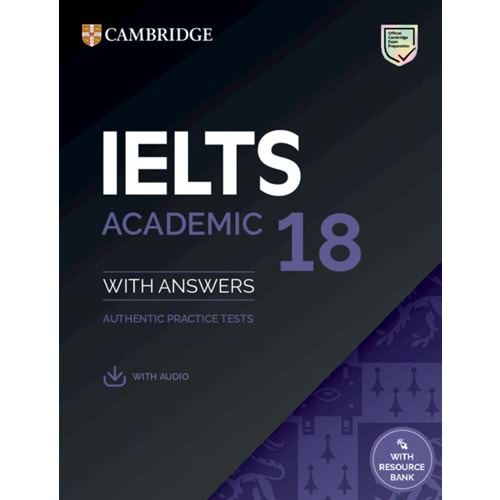 (ELT) IELTS 18 ACAEMIC STUDENT'S BOOK WITH ANSWERS WITH AUDIO WITH RESOURCE BANK AUTHENTIC PRACTICE