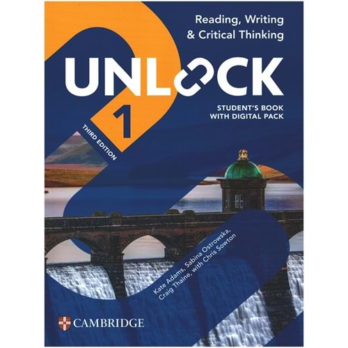 Unlock 1 Reading - Writing & Critical Thinking Student's Book with Digital Pack (3rd)