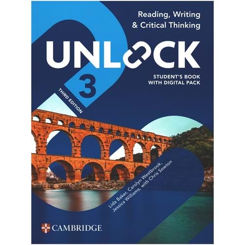 Unlock 3 Reading - Writing & Critical Thinking Student's Book with Digital Pack (3rd)