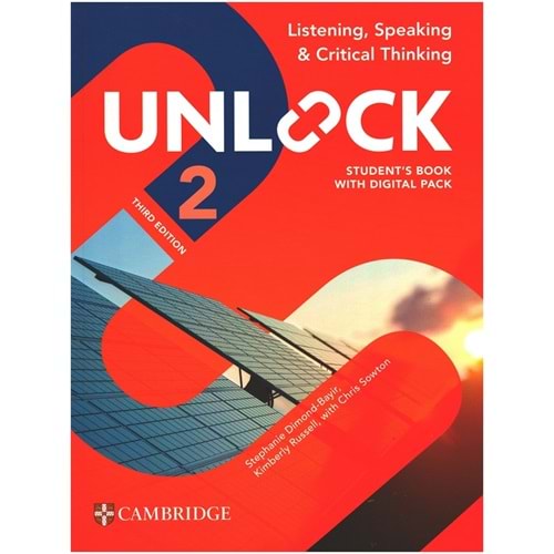 Unlock 2 Listening - Speaking & Critical Thinking Student's Book with Digital Pack (3rd)